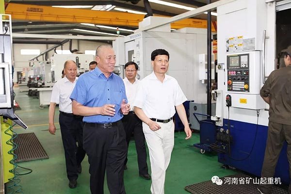 Henan Provincial Party Committee Secretary Xie Fuzhan visited Henan mine for investigation research.jpg