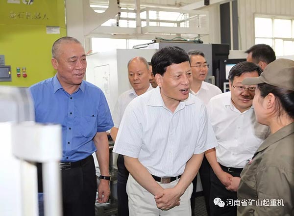 Henan Provincial Party Committee Secretary Xie Fuzhan visited Henan mine for investigation research.jpg