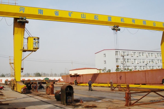 L-Shaped Legs Single Girder Gantry Crane with Hoist