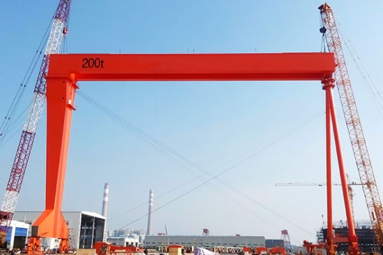 Shipbuilding Double Girder Gantry Crane